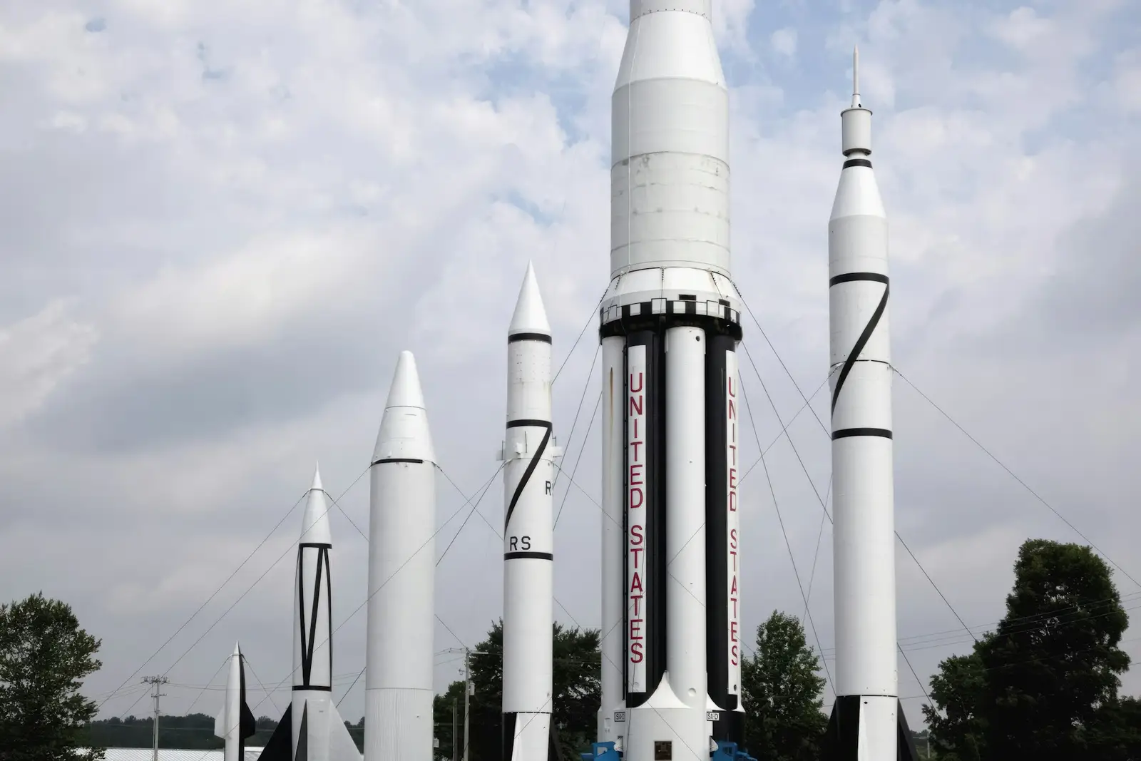 Saturn rockets at the Huntsville space center