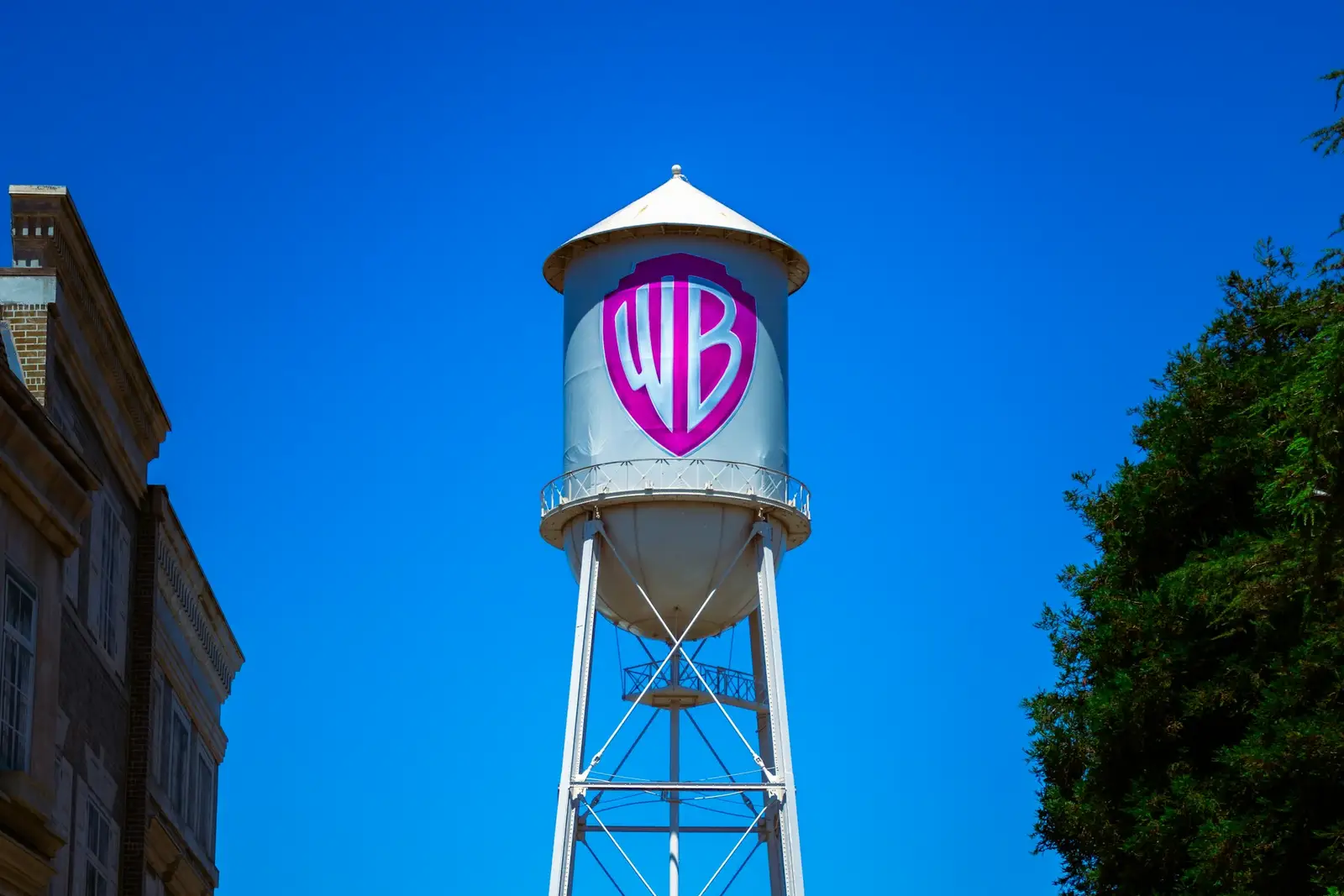 The Warner Bros. water tower in Burbank, California
