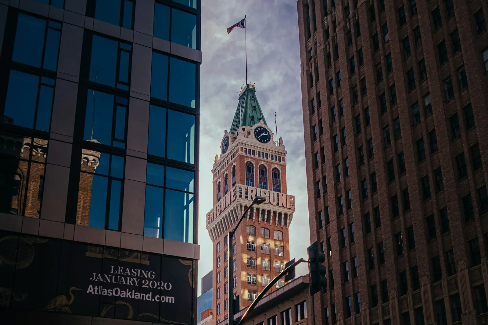 Tribune Tower among downtown Oakland buildings