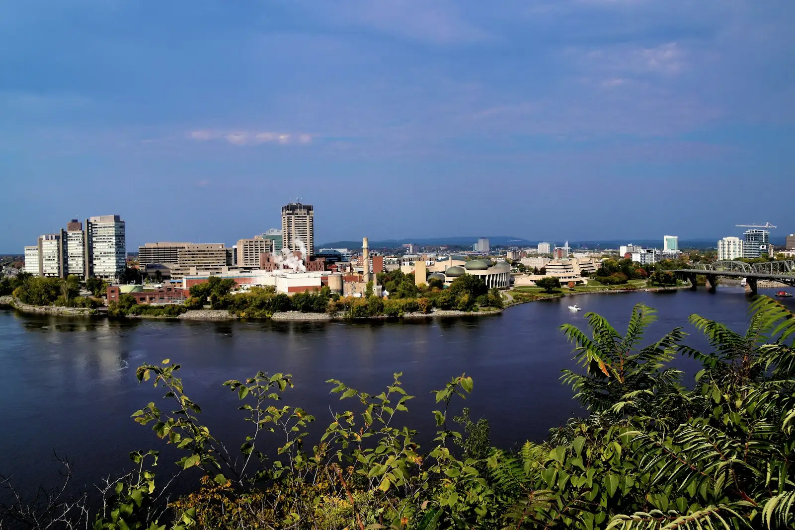 Shreveport skyline across the Red River