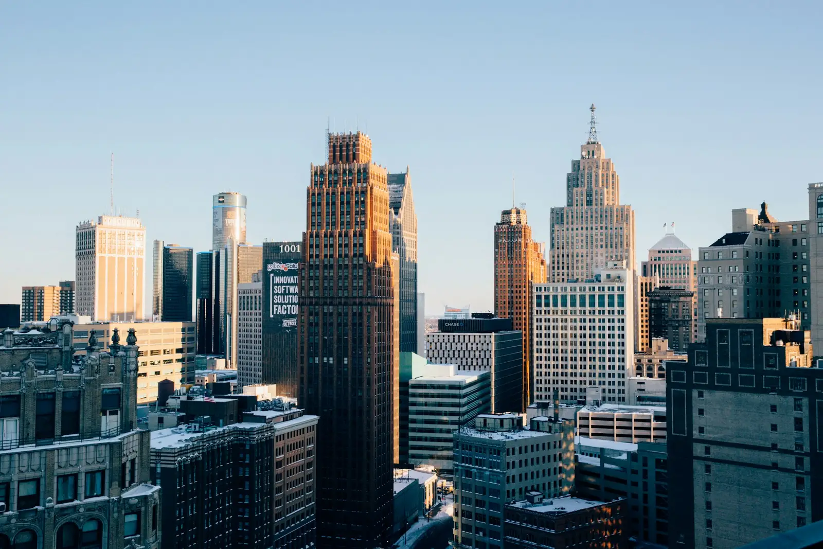 Downtown Detroit skyline