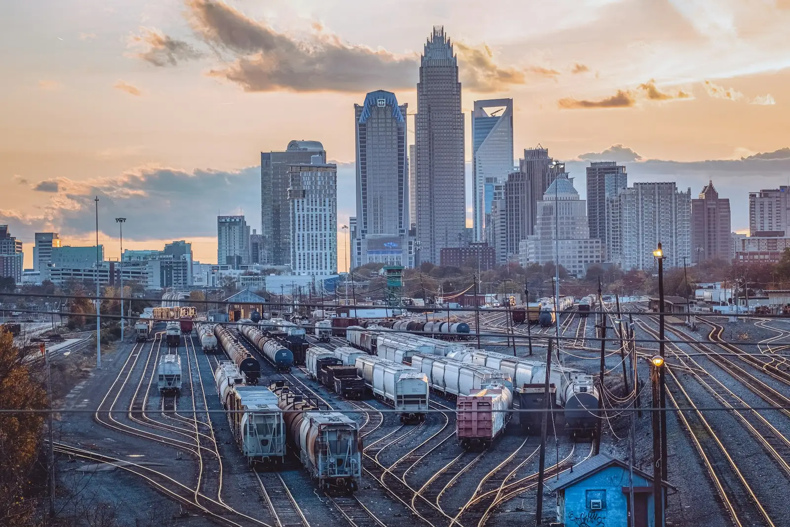 Uptown Charlotte skyline