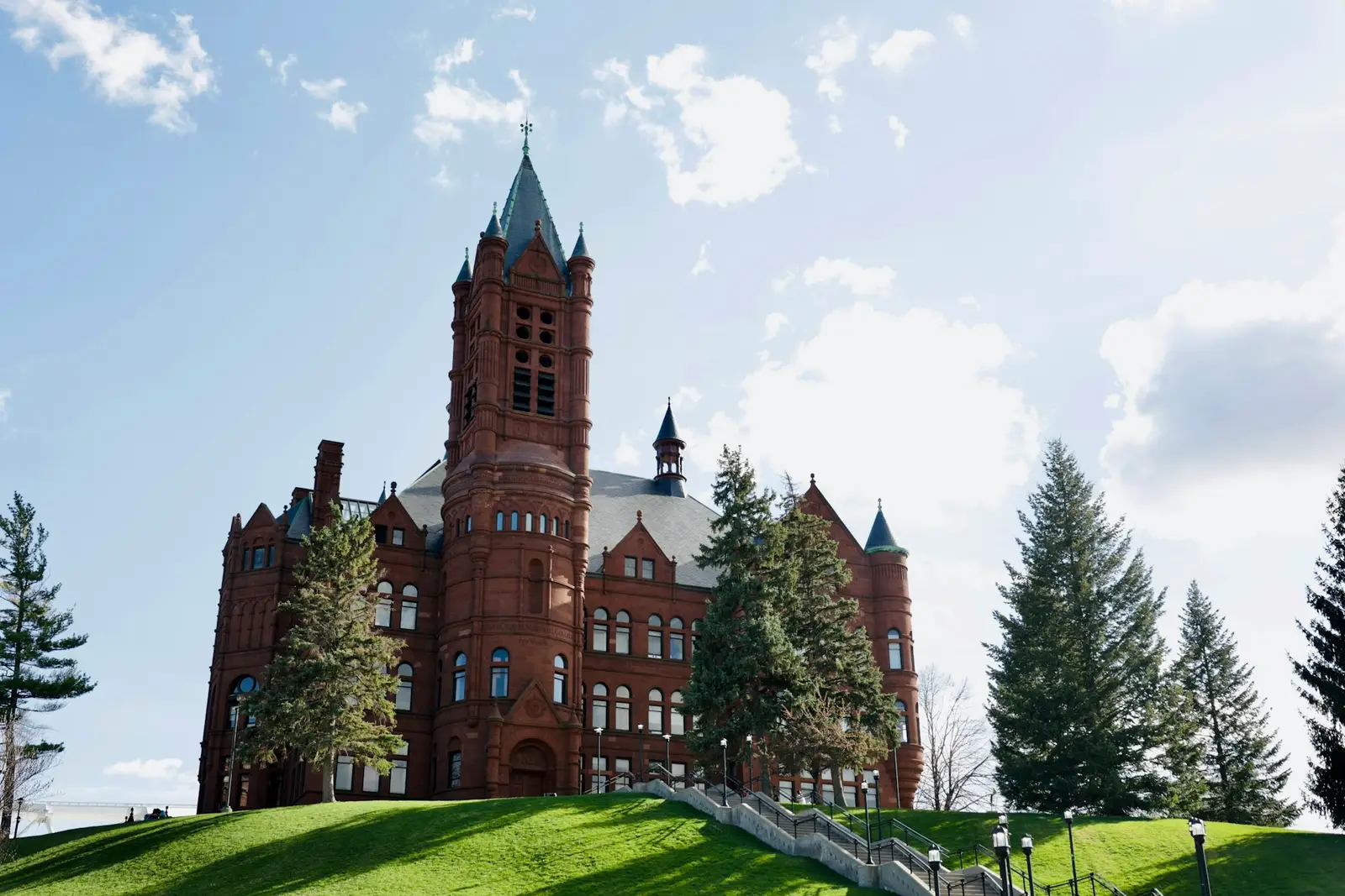 Crouse College tower in Syracuse