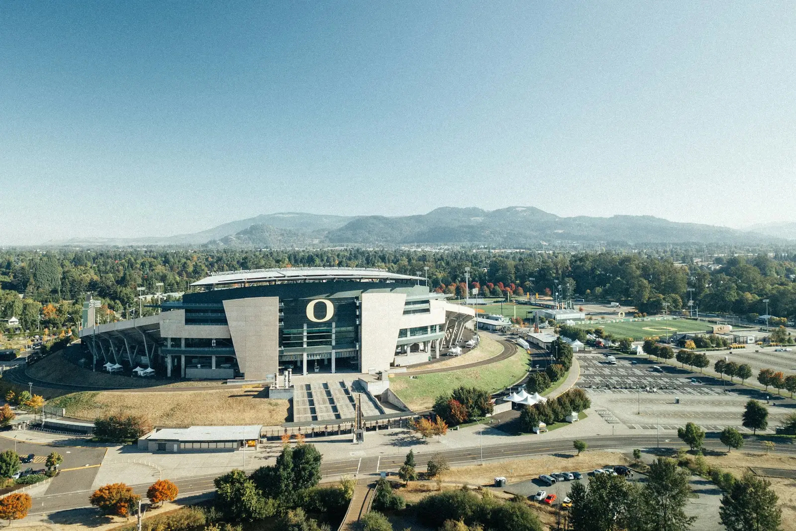 Eugene with the Coburg Hills beyond