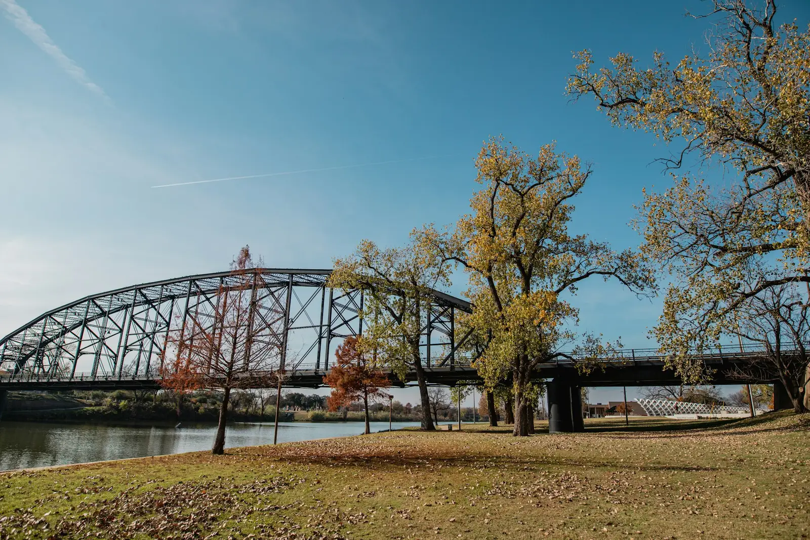 Waco Suspension Bridge over the Brazos River