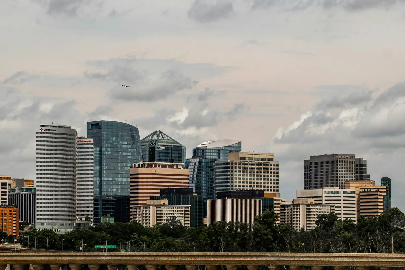 Rosslyn towers in Arlington, Virginia