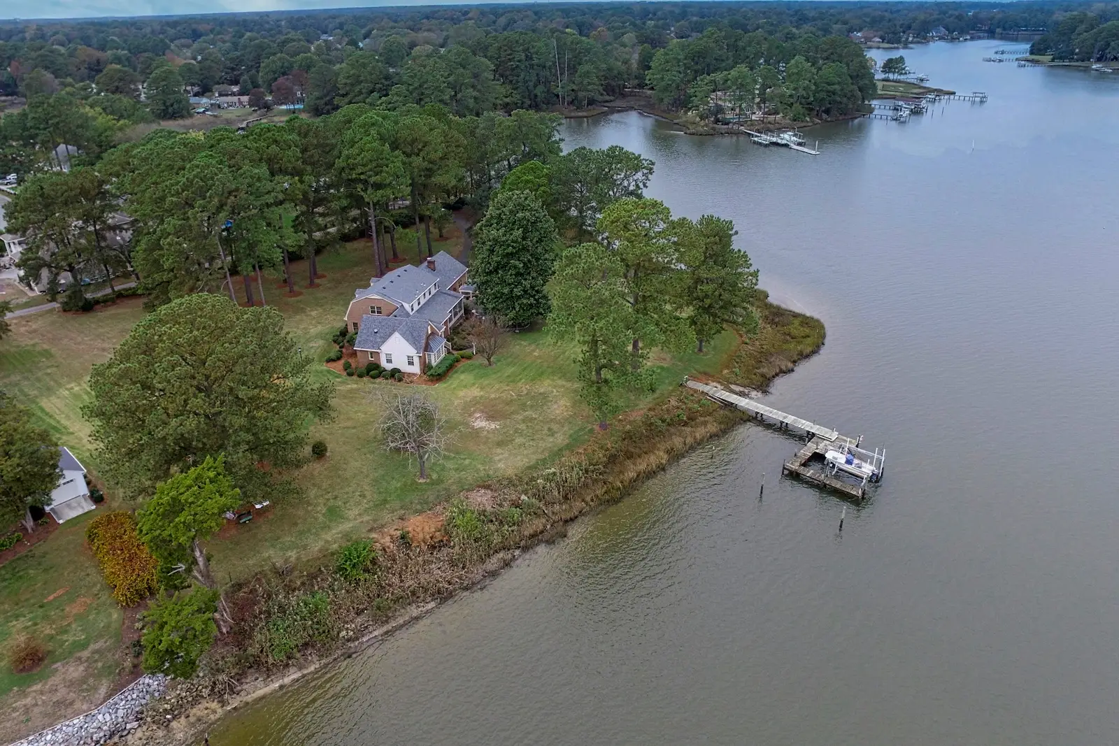 Waterfront home on a tidal river in Chesapeake