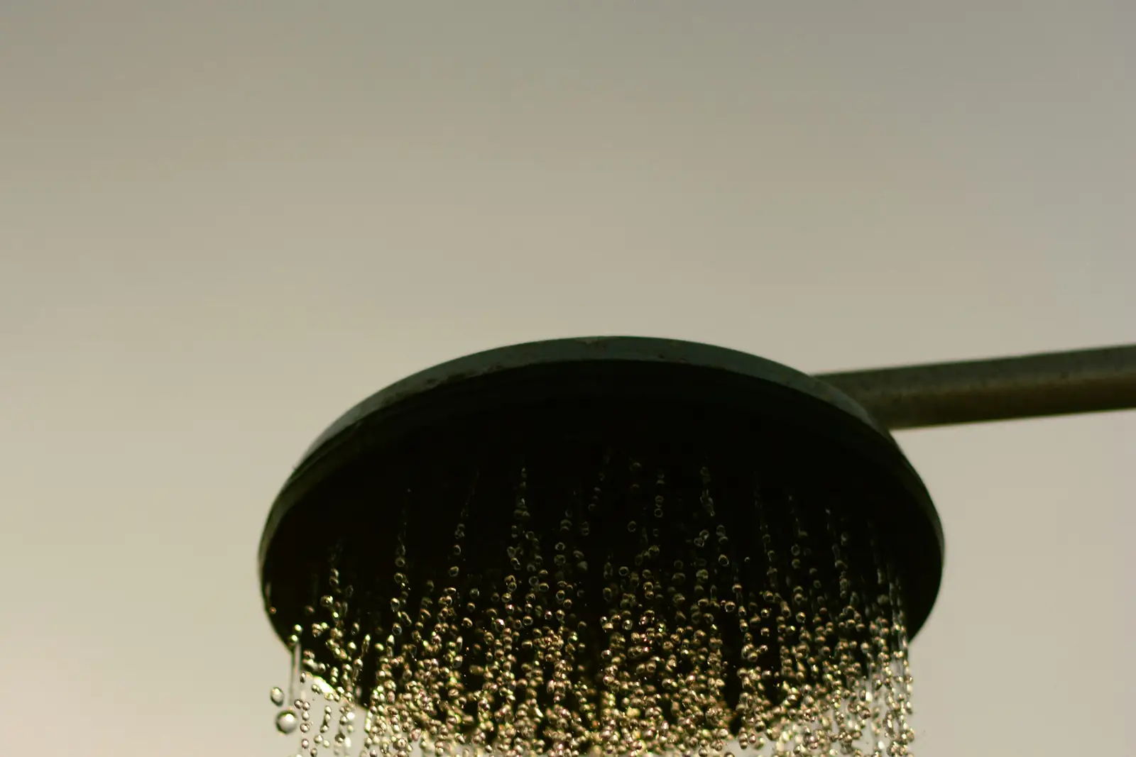 Shower head running water